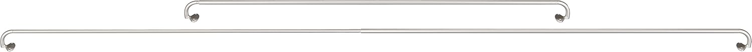Basics Room Darkening Curtain Rod - 48" to 88", Nickel - 244244-411-A60: Home & Kitchen