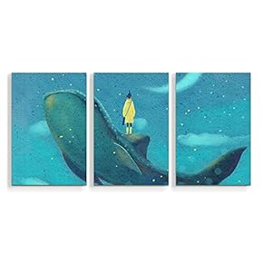 wall26 3 Panel Canvas Wall Art Quiet Dream...