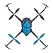 Dromida Verso Ready-To-Fly Radio Controlled Electric-Powered Inversion Drone with Radio System, Batteries and Charger (Blue)