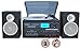 Boytone BT-28SBS, Bluetooth Classic Style Record Player Turntable with AM/FM Radio, Cassette Player, CD Player, 2 Separate Stereo Speakers, Record Vinyl, Radio, Cassette to MP3, SD Slot, USB, AUXthumb 2