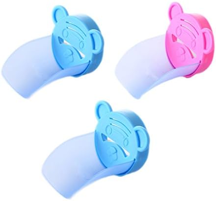 HiCat3 Pack Silicone Faucet Extender Sink Handle Extender,Safe Fun Faucet Extension Attachment and Excellent Hand-washing Solution for Toddler,Kid,Baby and Children,Good Sanitation Habit (PBB-3 Pack)