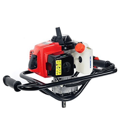 XtremepowerUS V-Type 63CC 2 Stroke Gas Post Hole Digger One Man Auger Gasoline Recoil EPA Motor (Digger Engine)