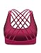 REGNA X NO BOTHER Women's Strappy Yoga Bra Tops (3 STYLES/PLUS SIZE AVAILABLE)