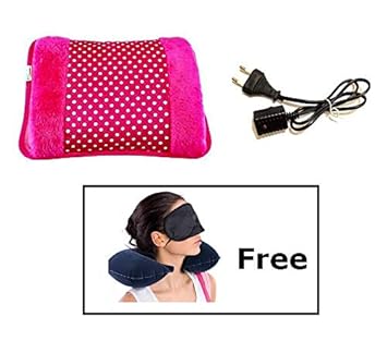 Buy Hsr Velvet Electric Hot Bag Heating Pad With Free Neck Pillow