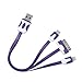 MYBAT 30PIN,8PIN,Micro 3-in-1 Purple Noodle Charging Cable for APPLE The new iPad APPLE iPhone 4S/4 APPLE iPad 2 APPLE iPod touch (4th generation) APPLE iPad APPLE iPhone 3GS/3G APPLE iPod nano (5th generation) APPLE iPod touch (2nd generation) APPLE iPod classic APPLE iPod nano (4th generation) APPLE iPod nano (3rd generation) SAMSUNG M370 SAMSUNG R920 (GALAXY ATTAIN 4G) SAMSUNG I717 (Galaxy Note) SAMSUNG U380 (Brightside) SAMSUNG I847 (Rugby Smart) SAMSUNG R760 (Galaxy S II) SAMSUNG T769 (Gala