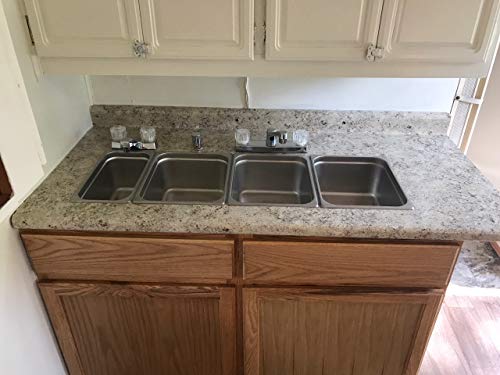 4 3 Compartment Custom (Steam Table Pans) Drop In Sink for Portable Food Trucks, Trailers or Kiosk with Hot Water and Hand Wash DIY 17 pieces - Thumbnail 5