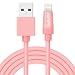 KINPS Apple MFi Certified Lightning to USB Cable iPhone Charger Cord (10ft/3m) Super Long Compatible with iPhone Xs/XS Max/XR/X/8/8 Plus/7/7 Plus/6S/6S Plus/6/6 Plus/SE, iPad Pro/Air/Mini (Pink)