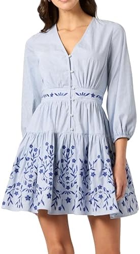 shoshanna umbrella mini dress Umbrella Mini Dress Optic White Swim 24-1