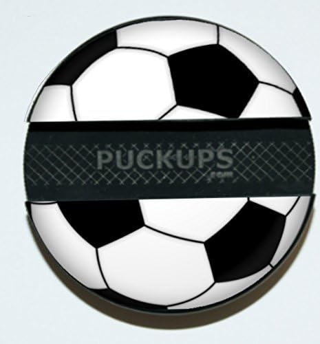 PUCKUPS® - (Soccer) Indestructible Sports Themed Cell Phone Stand - The Best Smartphone, iPhone, Samsung Galaxy, HTC, iPod, iPod Touch, Mp3 Player, Phone Stand Made from A Genuine Hockey Puck.