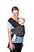 Infantino Together Pull-on Knit Carrier - Pull-on Knit wrap-Hybrid Carrier for Newborns and Older Babies, Facing in Carry Position, Easy-Off Side Buckle Release and Additional Privacy Cover Fabric