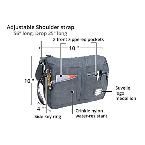 Crossbody-Bags-for-Women-Messenger-Nylon-Lightweight-Travel-Purse-Multi-Pocket-Shoulder-Bag-Handbags-Navy