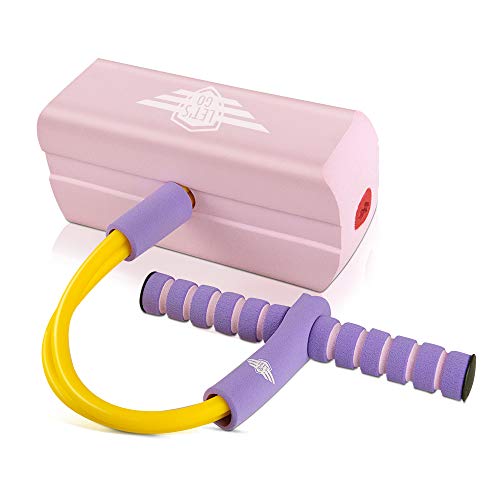 SOKY Outdoor Sports Toys for Boys Girls Age 3-12, Foam Pogo Jumper for Kids Activity Toys Fun Gifts for 3-12 Year Old Boys Girls Exercise Toys Health Games for Kids Toddlers Teens Pink SKUSFPJ01