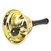 Juvale Ring for a Beer Handheld Bell - 5-Inch Steel in Gold & Black - Portable Bar Novelty Bell for Restaurant & Party