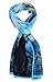 Salutto Women 100% Silk Scarves Van Gogh Starry Night Painted Scarf (1)