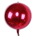 Eanjia Red 4D Foil Balloons 6 Count 16