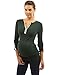 PattyBoutik Mama Notch Neck Trim Button Maternity Top