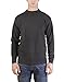 Alberto Cardinali Men's Mock Neck Sweater MC5 (Large Black)