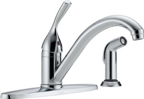 Amazon.com: Delta Kitchen Faucet Low Lead Single Handle Classic Series ...