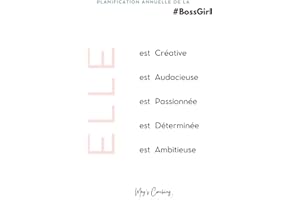 Planification annuelle de la #GirlBoss: Entrepreneuriat et Médias sociaux