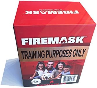 FIREMASK Emergency TRAINING Escape Mask - URBAN SURVIVAL / FIRE PREPPER Hotel Highrise Home Condo Hood Oxygen Mask Smoke Gas Mask Respirator