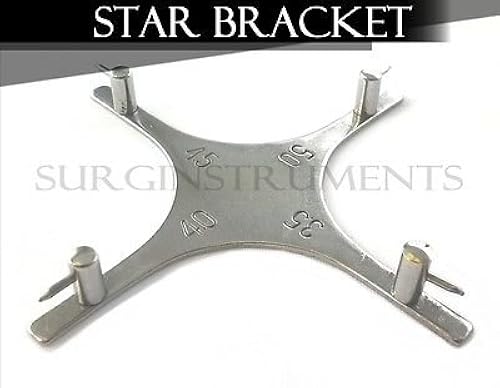 6 Dental Orthodontic Star-Like Bracket Positioning Gauge For Posterior Teeth In | Whizz Forceps & Hemostats - Foto 12