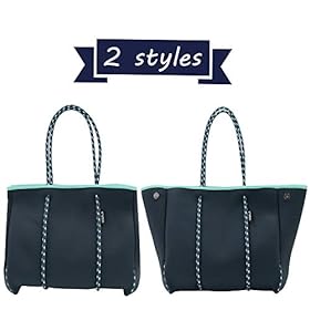 Hibala Neoprene Multipurpose Beach Bag,Gym/Travel/Pool Bag,Tote For Women&MenDetach