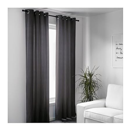 Ikea Sanela Curtains 1 Pair Gray 55 X 118 402 301 98 Amazon Co