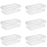 6-Quart Storage Box Set of Six Lidded Pieces