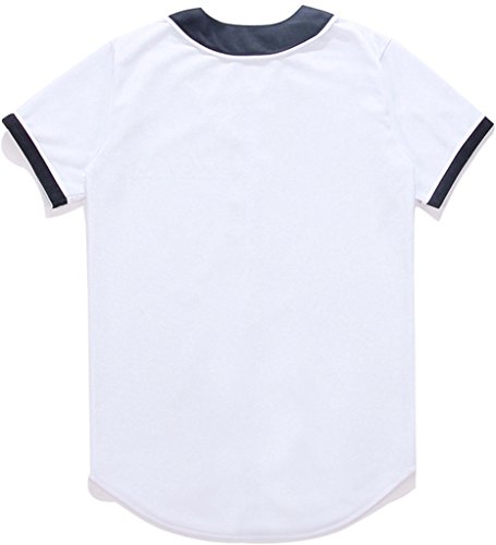 image for Pizoff Short Sleeve Baseball Collar Arc Bottom 3D Front Nope Cat Print