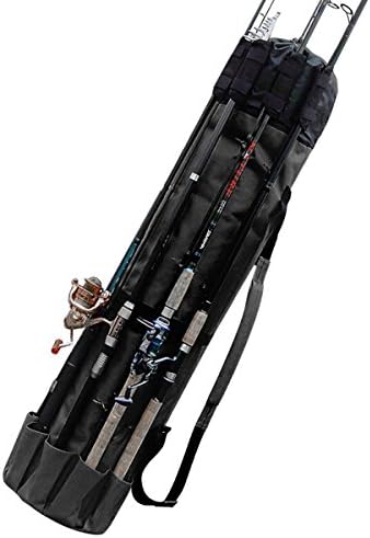 AMOMO Portable Fishing Rod Bag Pole and Reel Carrier Storage Case Great Gift
