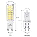 ENUOTEK 10W 900Lm G9 LED Small Corn Light Bulbs 6 Pack cETL Listed, 100W Halogen Lamp Equivalent SMD5730 Flicker Free LED Ceramic GU9 Bi Pin Base Bulbs Not Dimmable (Neutral White)