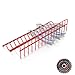 Olsa Tools Plier Rack | Pliers Organizer for Tool Box Drawer Storage | Plier Holder Holds 16 Pliers Red primary