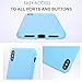 Pofesun Case for iPhone Xs Max, 5 Pack Ultra Thin Slim Soft Silicone Gel Rubber Bumper Phone Case Protective Cover Compatible for iPhone Xs Max 6.5 inch (2018) -White,Pink,Green,Purple,Blue