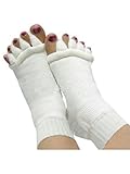 Foot Alignment Socks Massage Toeless Toe Separator For Women Girls US Size 4.5-10