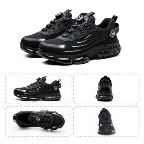 Safety Shoes Men Women Work Shoes Breathable Lightweight Comfortable with Steel Toe Cap 36-46 EU