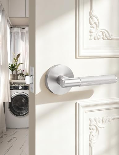Mengico Satin Nickel Passage Door Handle