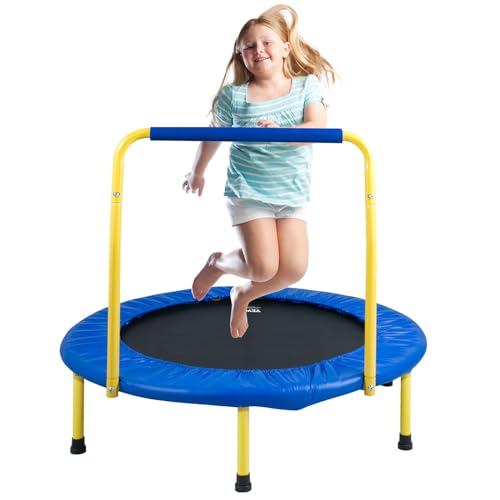 VEVOR 3/4.6/5 FT Trampoline Indoor/Outdoor Trampoline for Toddlers, Foldable Mini Baby Jump