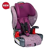 Britax Grow with You ClickTight Harness-2-Booster Car Seat - 2 Layer Impact Protection - 25 to 120 pounds, Mulberry [Newer Version of Frontier]