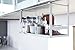 Yamazaki Home Shelf Spice Rack and Organizer for Kitchen Cabinets | Steel | Undershelf Solution, One Size, White