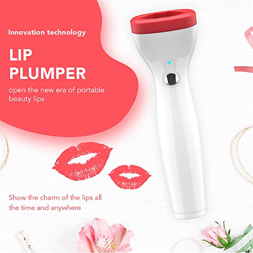 Automatic Lip Plumper For Women - Volumizing Plumpers For Fuller Lips - Handheld Plumping Device With 3 Suction Power - Rechargeable Women's Lip Plump It Enhancer Tool - Lip Enhancers That Really Work - Thumbnail 5