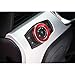 JOIN-WIT Headlight Switch Knob Cover Ring Trim for Ford F150 XLT 2016 2017 & Mustang 2015 2016 (Red)