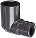 Spears 809 Series PVC Pipe Fitting, 90 Degree Elbow, Schedule 80, 1