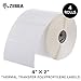 Zebra - 4 x 2 in Thermal Transfer Polypropylene Labels, PolyPro 3000T Permanent Adhesive Shipping Labels, Zebra Desktop Printer Compatible, 1 in Core - 4 Rolls primary