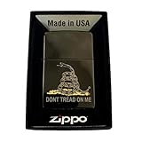 Zippo Custom Lighter - High Polish Black Don't