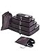 HOPERAY Packing Cubes Travel Organizer Mesh Bags Travel Gear Bag Accessories (Grey)