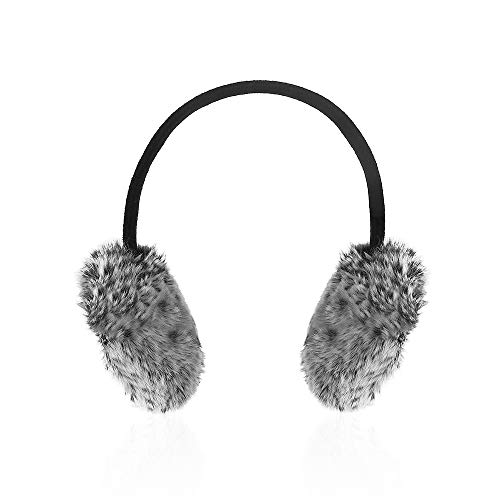 Unisex Fleece Ear Muffs/Ear Warmers-Winter Outdoor Classic Earmuffs Earwarmers by Aurya(Black)