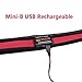 Bseen Led Running Belt USB Rechargeable Reflective Waist Pack High Visibility Fanny Pocket for Running, Camping, Walking, Cycling