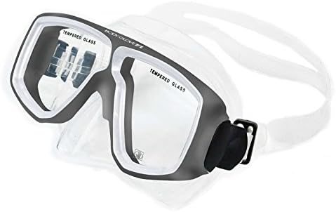 Body Glove Optical Professional Corrective Snorkeling Mask, Silver, Small