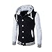 Mens Shirt,Haoricu Autumn Winter Men Teens Slim Fit Hoodie Sweatshirt Winter Long Sleeve Coat Jacket (White, Medium)