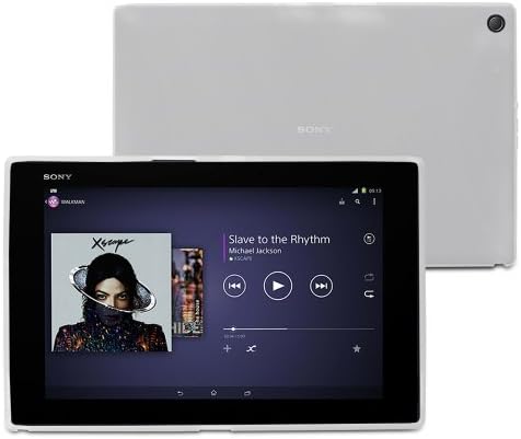 Sony Xperia Z2 Tablet Case, Fosmon [DURA-FRO] Slim Fit Protective Back Cover with Wireless Charging Cutout for Sony Xperia Z2 10.1" Inch Tablet - Retail Packaging (Clear)